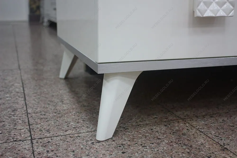 Тумба прикроватная (левая/правая) Диора слоновая кость/золото ДТП-1 | изображение 5