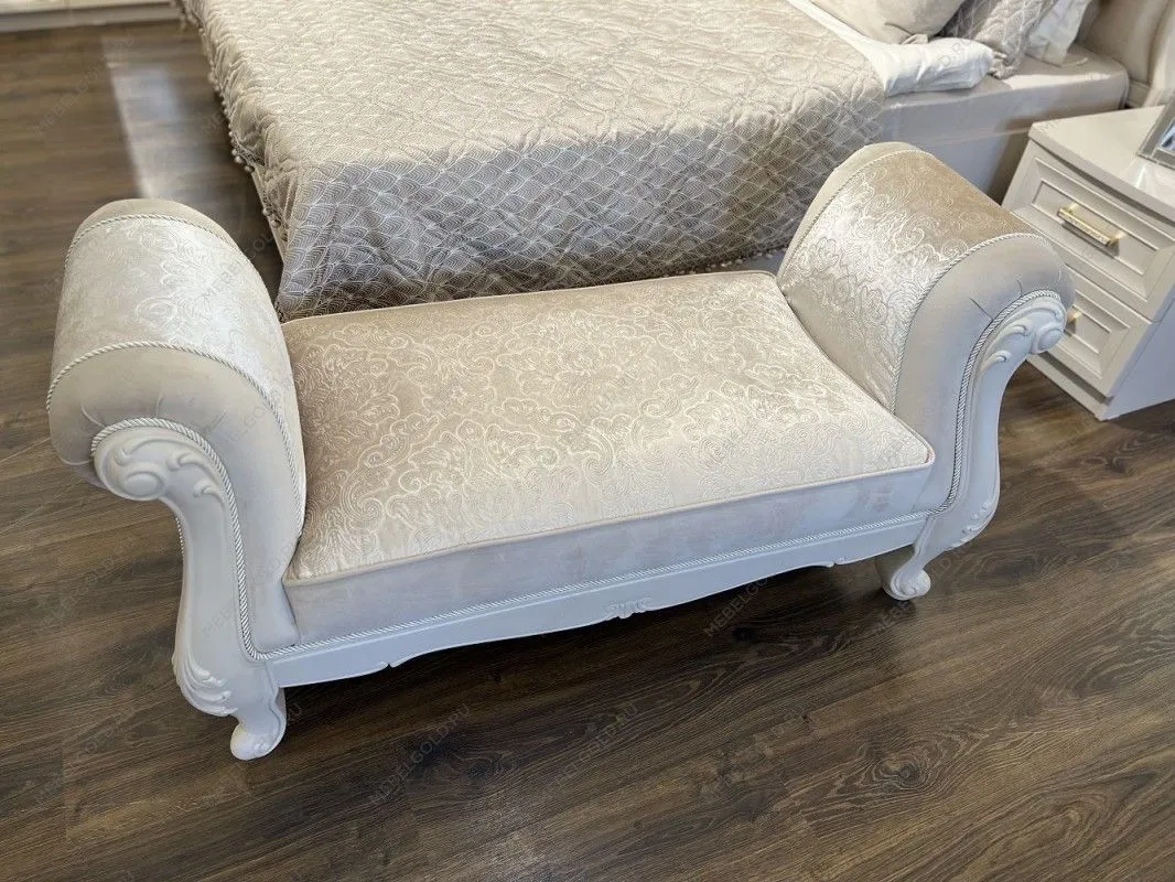 Оттоманка Мокко с двумя подлокотниками бежевый | изображение 1