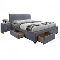 Кровать Halmar MODENA 3 (серый) 160/200