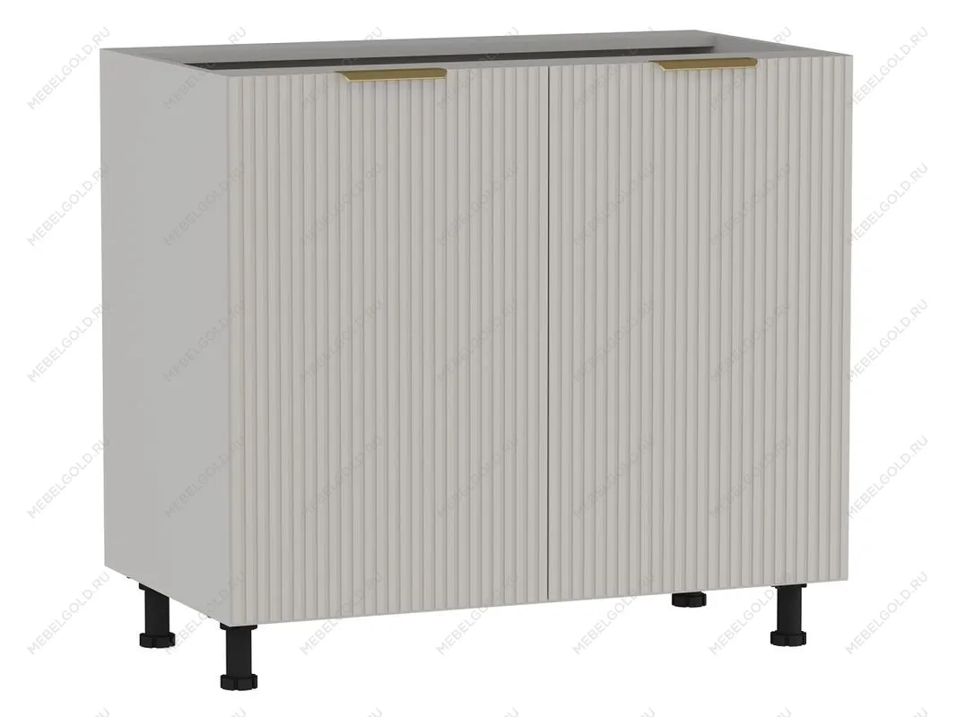 Стол С-90, Монза (900*523*820) Экокожа Бежевый, 23108