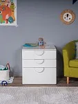 Комод Пикси, 3 ящика 60x57x60, белый (робкий подснежник) | изображение 1