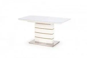 Стол обеденный Halmar TORONTO раскладной (белый/золотой дуб)