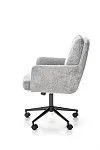Кресло компьютерное Halmar FLORES (светло-серый/черный) | изображение 2