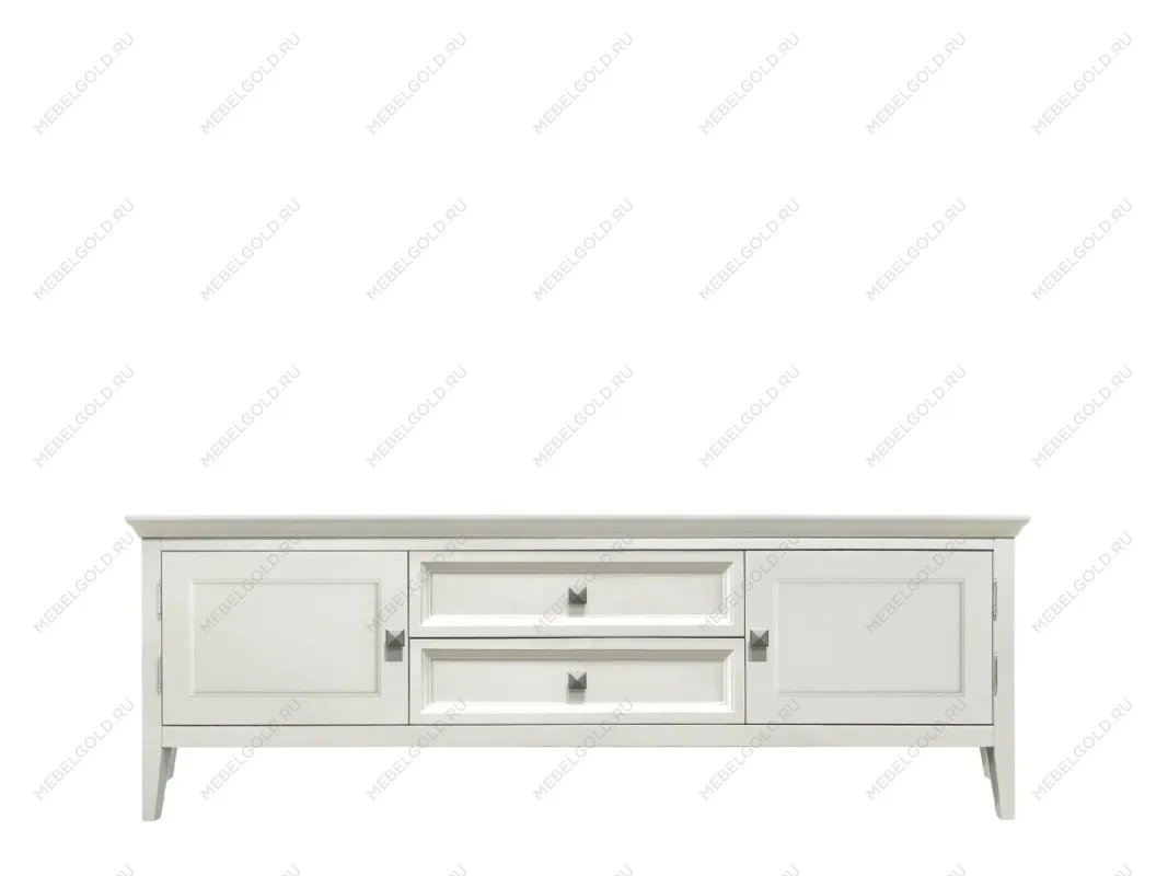Тумба ТВ 2 ящика 2 дверцы Manhattan (Молочный)