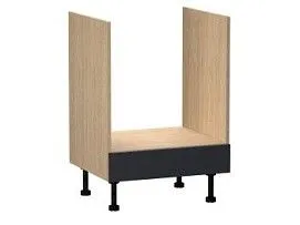 Стол под духовой шкаф СД-60, Женева (600*520*870) Дуб Палермо/Синий матовый, 22509