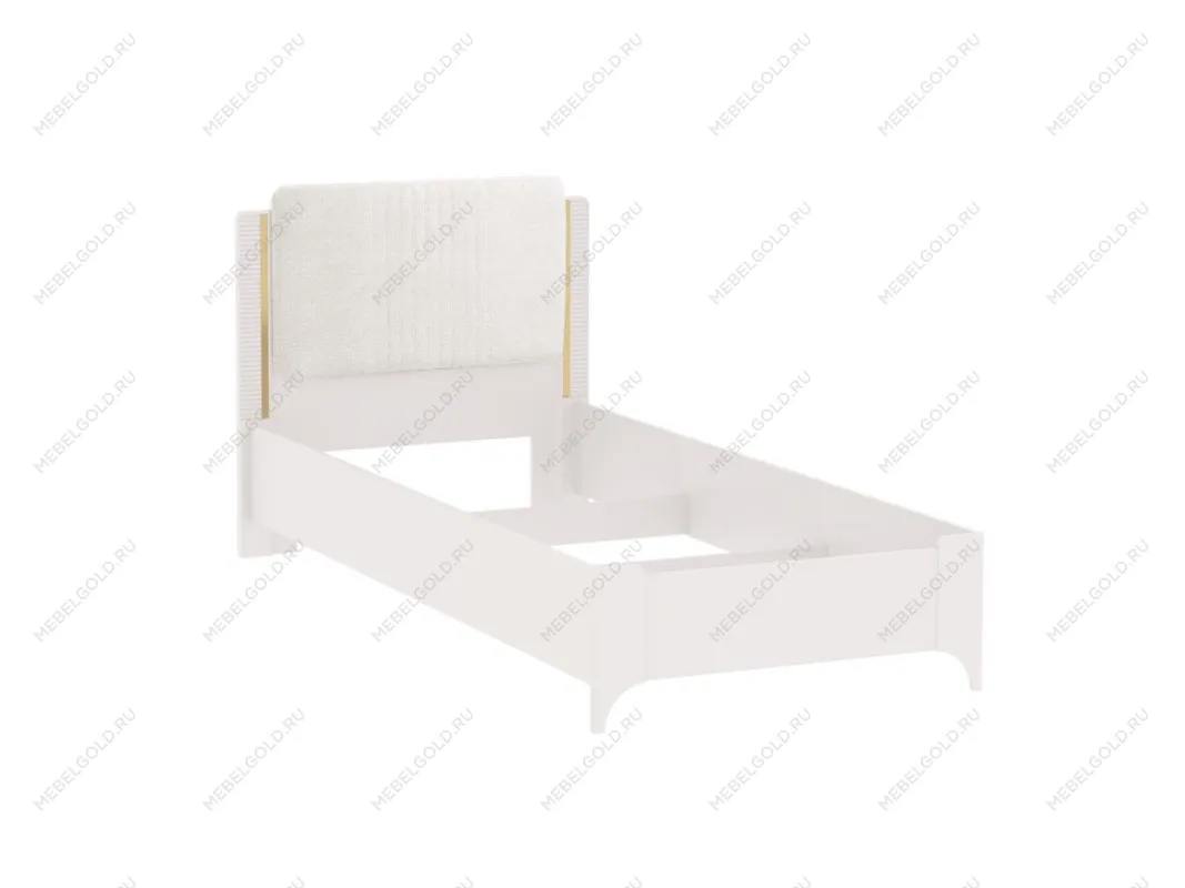 Кровать (каркас), Сиде (992*2082*964) Белый, 12934 | изображение 2