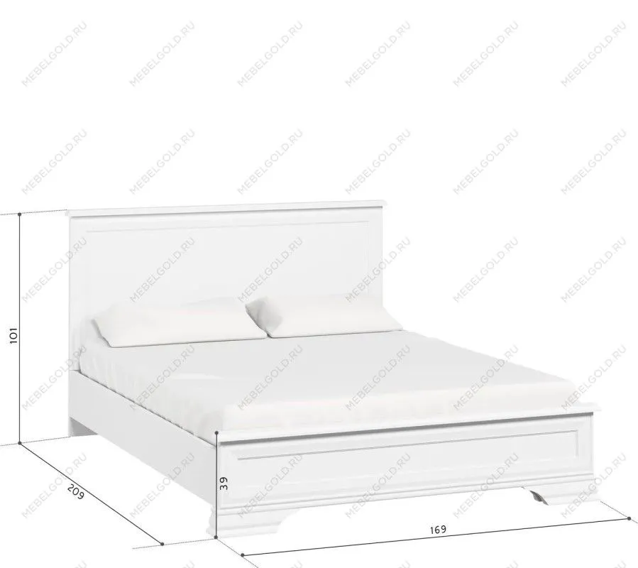 Кровать Кентаки LOZ/160x200 белый | изображение 2