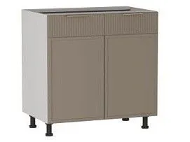 Стол 2-х дверный С-80, Берта (800*528*820) Мокко, 25109