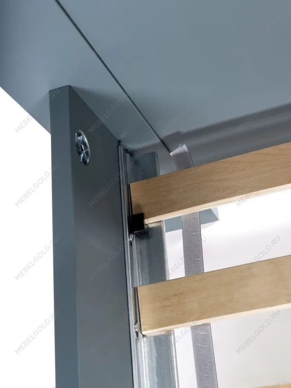 Кровать односпальная Сага, 90х200 см, темно-бирюзовая | изображение 4