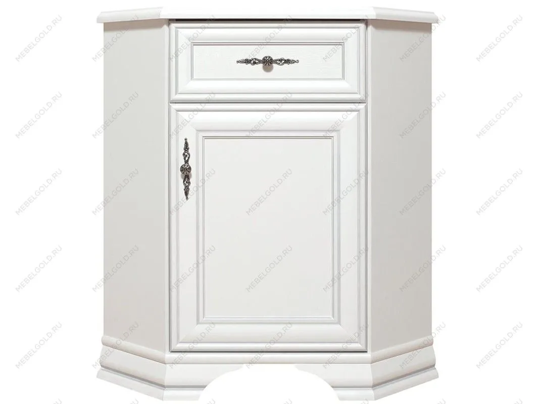 Тумба Кентаки KOMN1D1S/P угловая белый