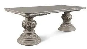 Стол Лали прямоугольный серый камень