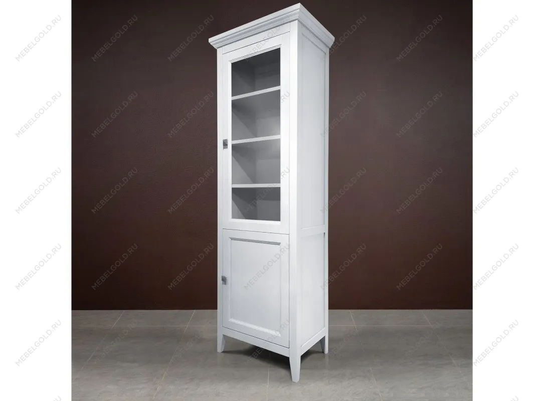 Библиотека 1 дверная правая Manhattan (Белый) | изображение 2