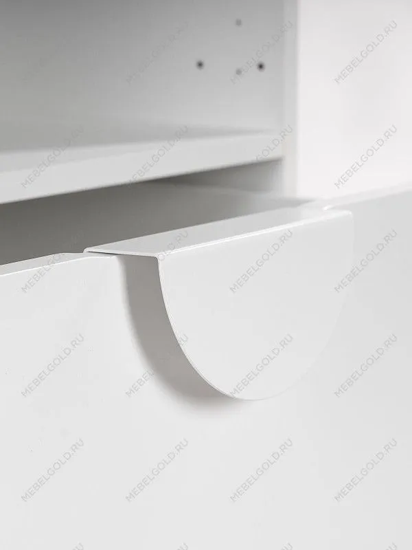 Стеллаж Пикси, с двумя выдвижными ящиками 60x57x180, белый (робкий подснежник) | изображение 17