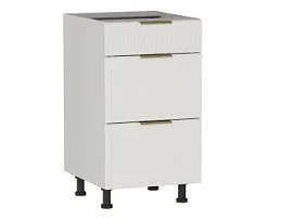 Стол с ящиками СЯ-45 (140/284), Берта (450*528*820) Экокожа Белый, 25322