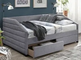Кровать Signal NADIA VELVET tap.142 (серый) 120/200