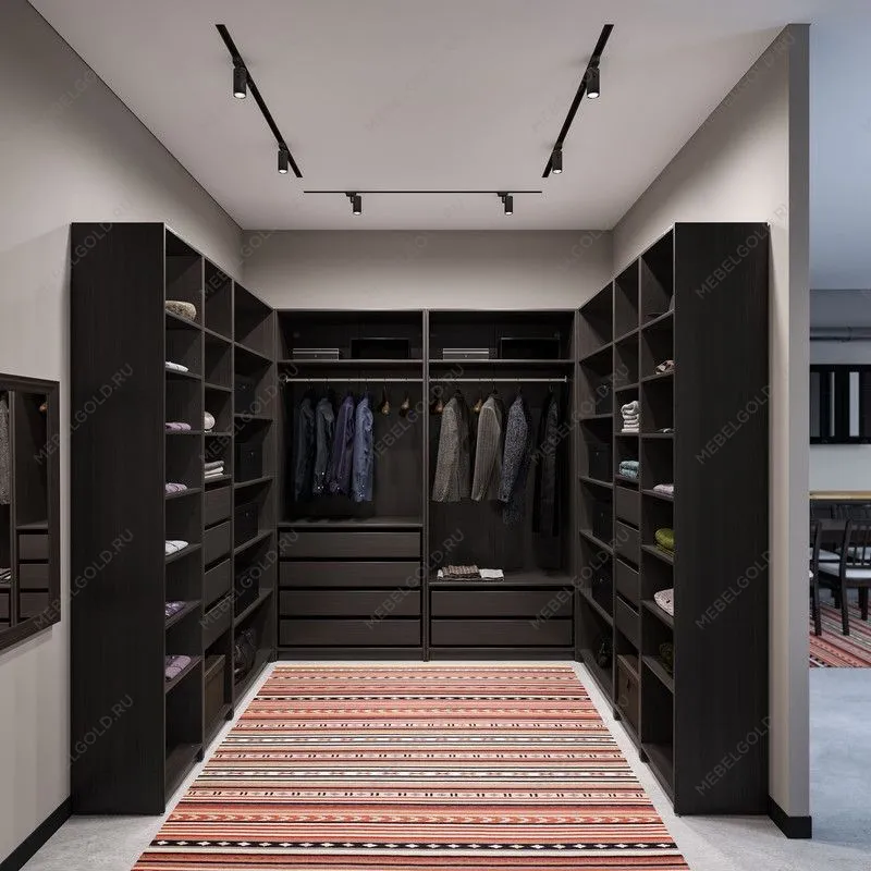 Полка МАКС длинная в двухдверный узкий шкаф, ДСП, цвет Дуб Венге | изображение 3