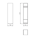 Стеллаж МАКС 50х58х233 белый | изображение 3