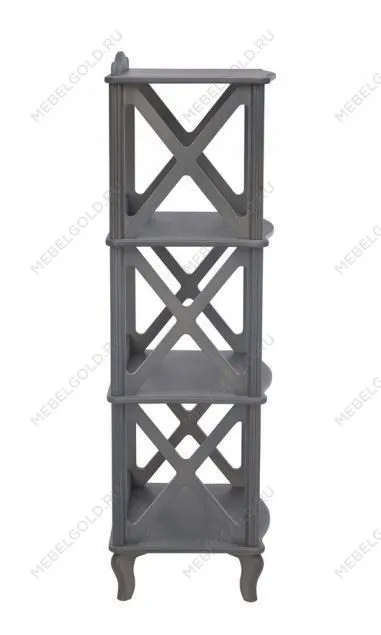 Этажерка-стеллаж Джульетта-3 (серый ясень ) | изображение 1