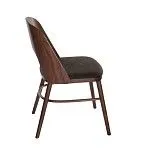 Лобня - Стул Антверпен коричневая ткань + спинка и ножки орех | изображение 5