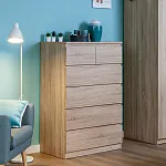 МАЛЬТА комод ИКЕА / IKEA 4+2 ящика 80х121 сонома | изображение 5