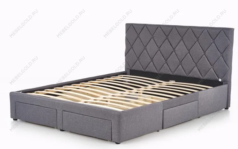 Кровать Halmar BETINA 160 (серый) | изображение 4