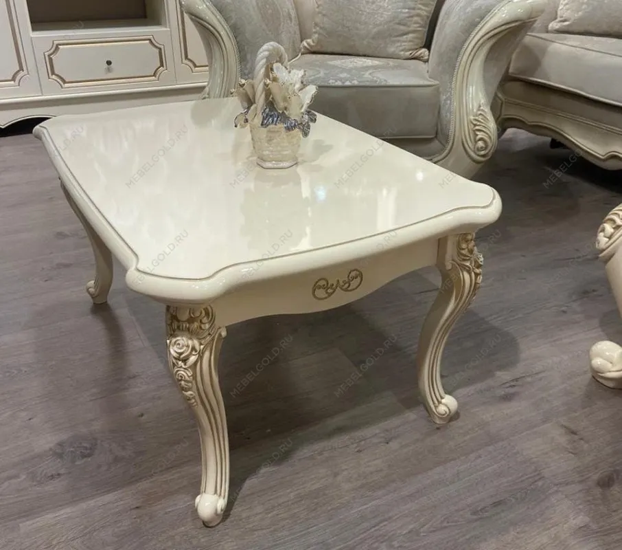 м. Римская - Столик прямоугольный Джоконда крем глянец | изображение 3