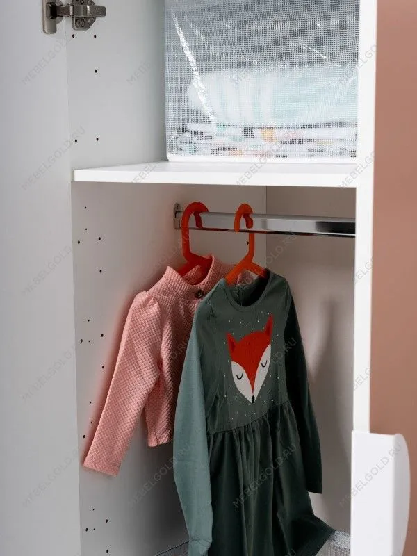 Шкаф Пикси распашной, с двумя дверьми и полкой 60х57х120, мечтательный пион | изображение 5