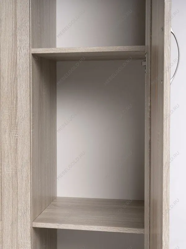 Шкаф Сириус, 3 двери и 1 ящик с зеркалом, 117х59х220 см, дуб сонома | изображение 12