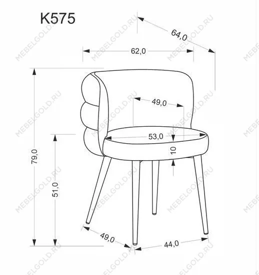 Стул кухонный Halmar K575 (оливковый/черный) | изображение 7