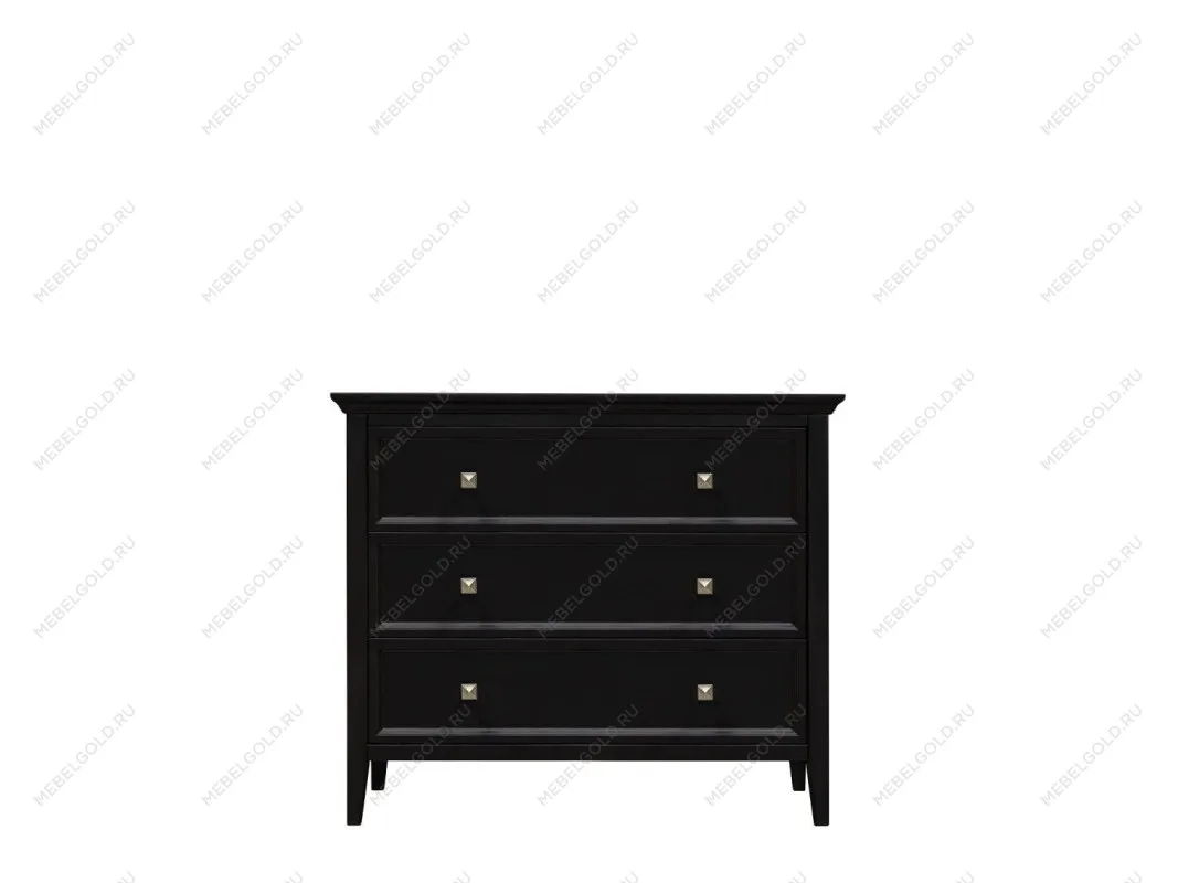 Комод 3 ящика Manhattan (Черный)