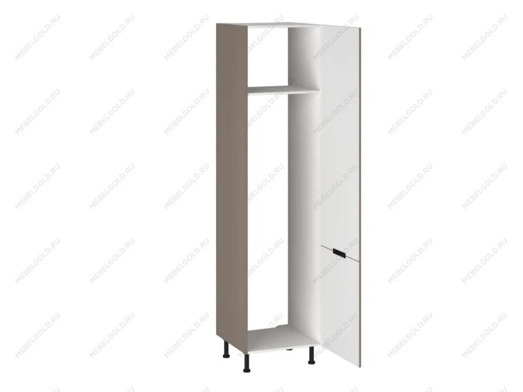 Шкаф-пенал 960 ПХ-60 бока МДФ, Виста (600*586*2456) Мокко, 25493 | изображение 1