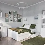 Матрас 200х160 Близнецы для раздвижной кровати, двойной, на молнии | изображение 3