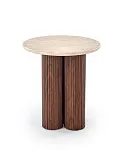 Стол журнальный Halmar DOROTEA S (травертин/орех) | изображение 10