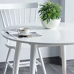Стол обеденный Signal LARSON 90 (белый) | изображение 2