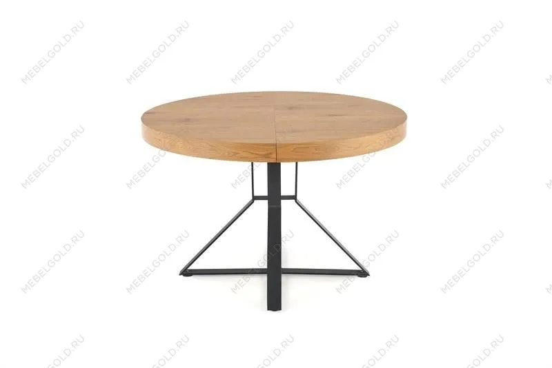 Стол обеденный Halmar MERCY раскладной (дуб золотой/черный)