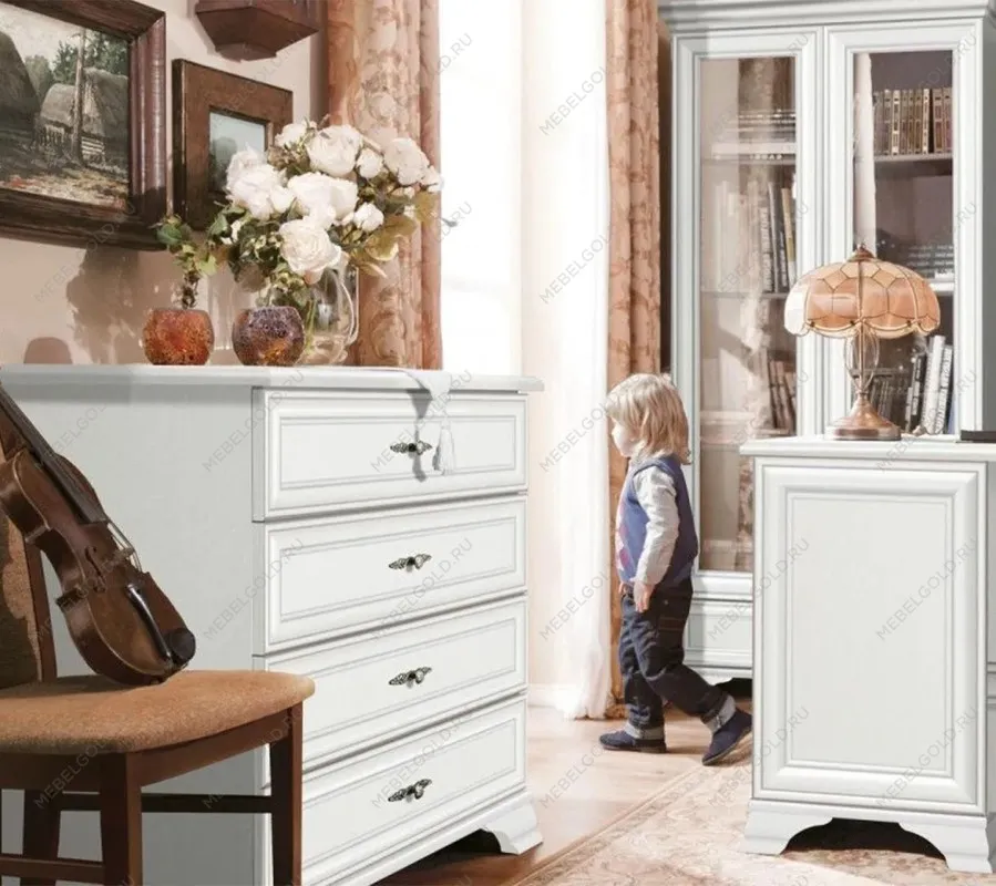 Комод Кентаки KOM4S белый | изображение 5