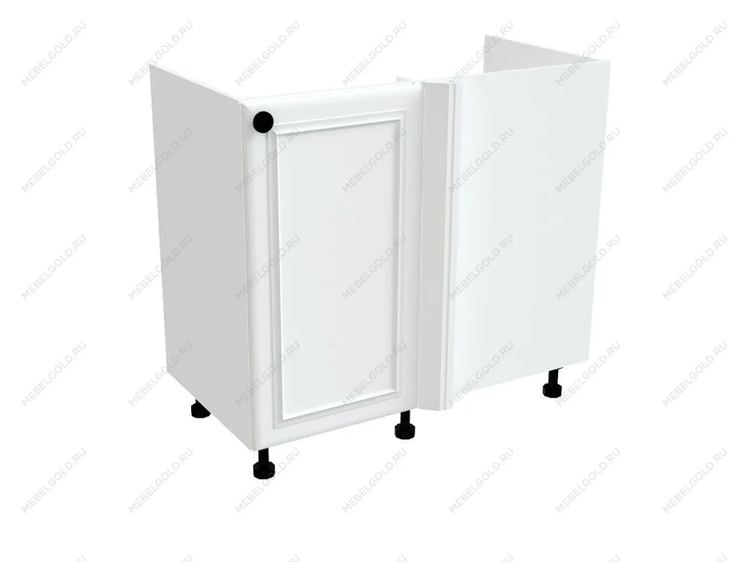 Стол под мойку угловой СМУ-100 л, Бьянка (900*470*820) Белый, 21112