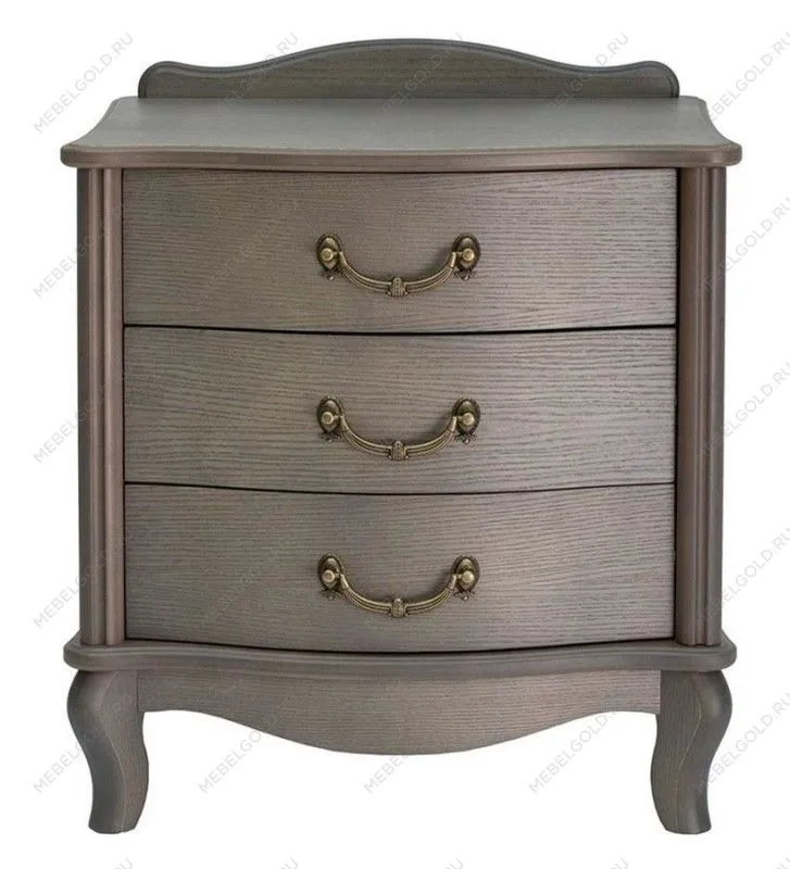 Тумбочка прикроватная Джульетта 3 ящ. (серый ясень) | изображение 1