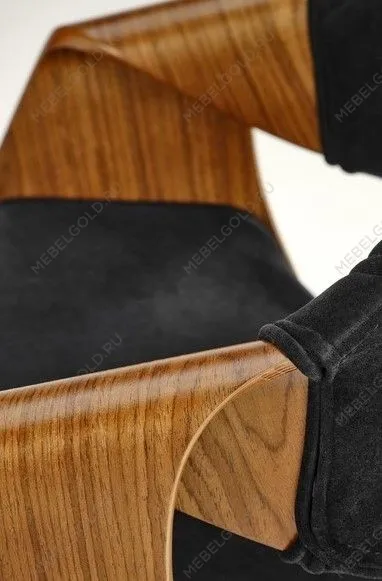 Стул кухонный Halmar K586 (черный/орех) | изображение 6