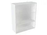Шкаф со стеклом ШСТ-80, Бьянка (800*320*960) Белый, 21133 | изображение 1