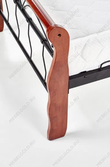 Кровать Halmar VERONICA 90 (черешня античная/черный) | изображение 7