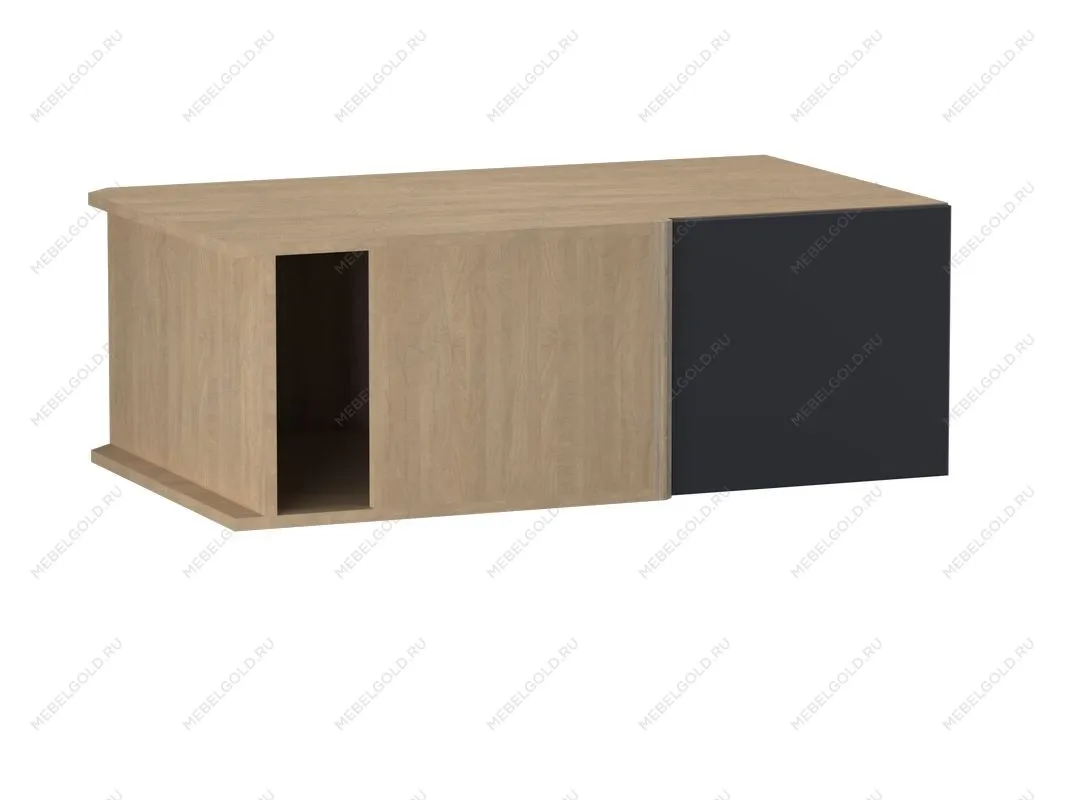 Шкаф АГУ-100, Женева (1000*600*360) Дуб Палермо/Синий матовый, 22532 | изображение 3