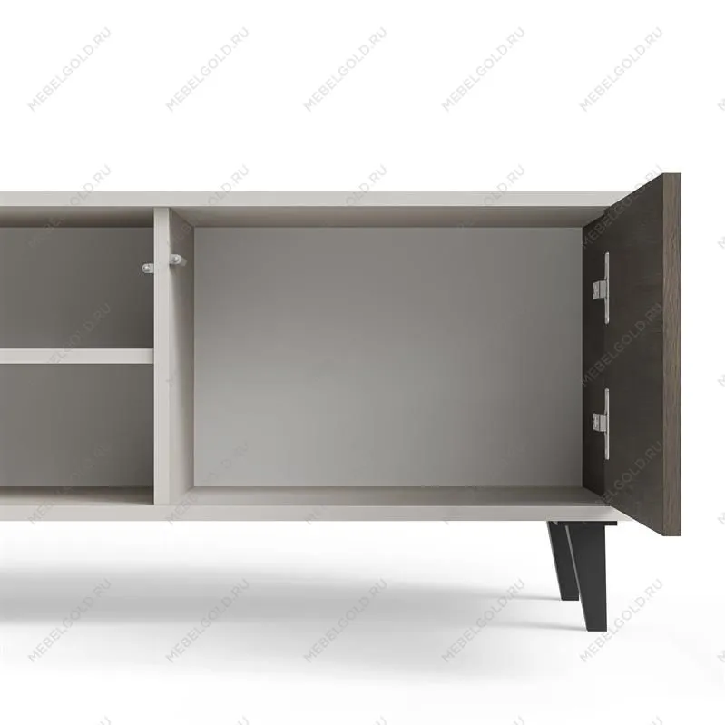 Тумба под телевизор Halmar RANDOM 2 RTV-1 150 (кашемир/орех/черный) | изображение 12