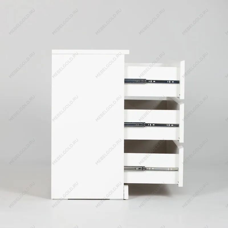 Комод Варма, 3 ящика, 80х78х40 см, эмаль белая | изображение 12