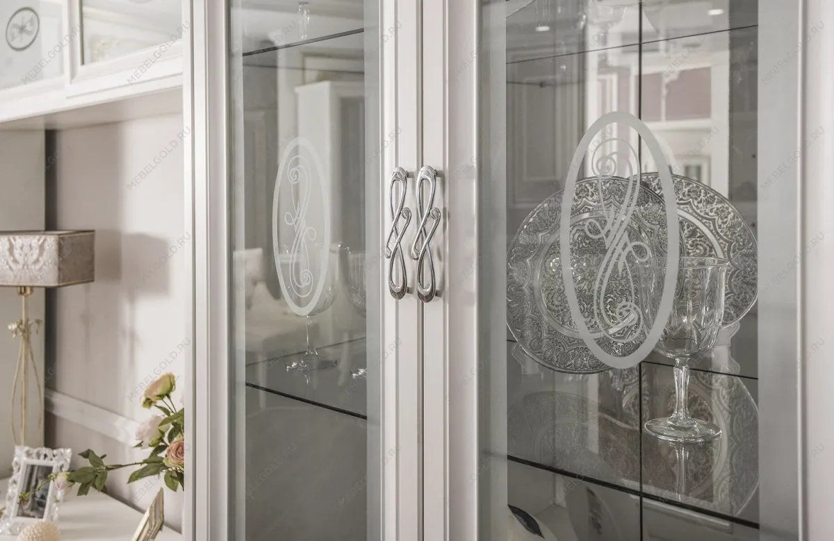 Гостиная Мишель 1+тв+2 белый матовый | изображение 3