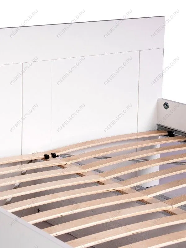 Кровать двуспальная Сириус, 180х200 см, белая | изображение 17