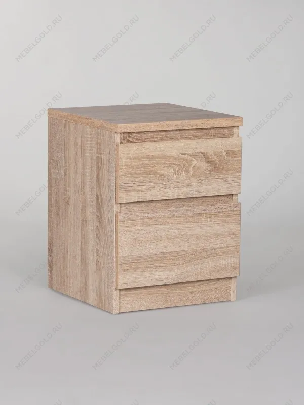 Тумба прикроватная КАСТОР, 2 ящика, 40х37х49 см, дуб сонома | изображение 9