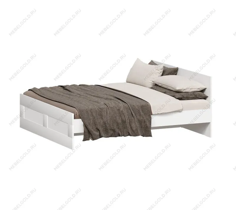 БРИМНЭС / СИРИУС кровать двойная ИКЕА / IKEA 180х200 белая | изображение 1