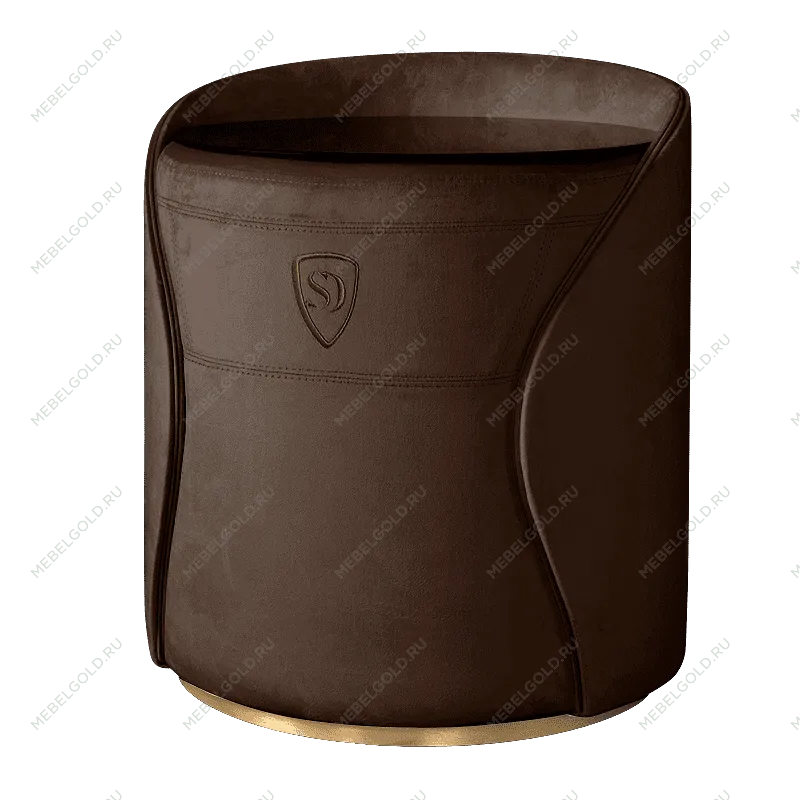 Пуф-тумба Шоколадный ликер (бархат) золото Sweet dreams PS-101