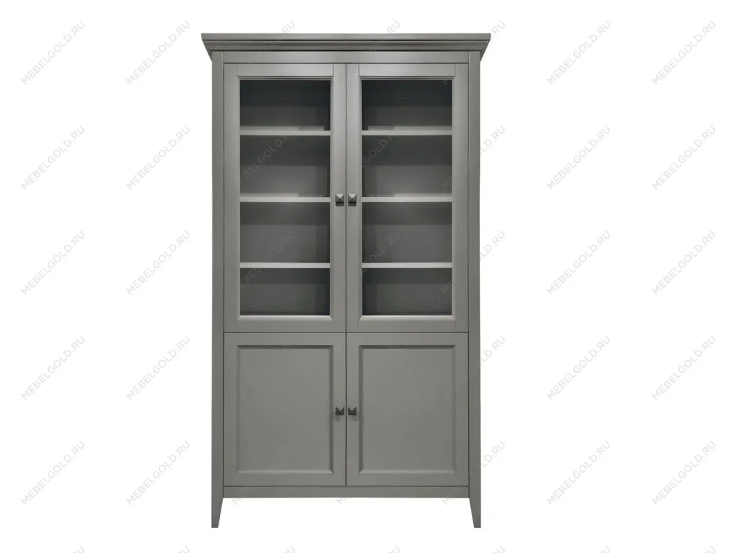 Библиотека 2 дверная Manhattan (Серый)